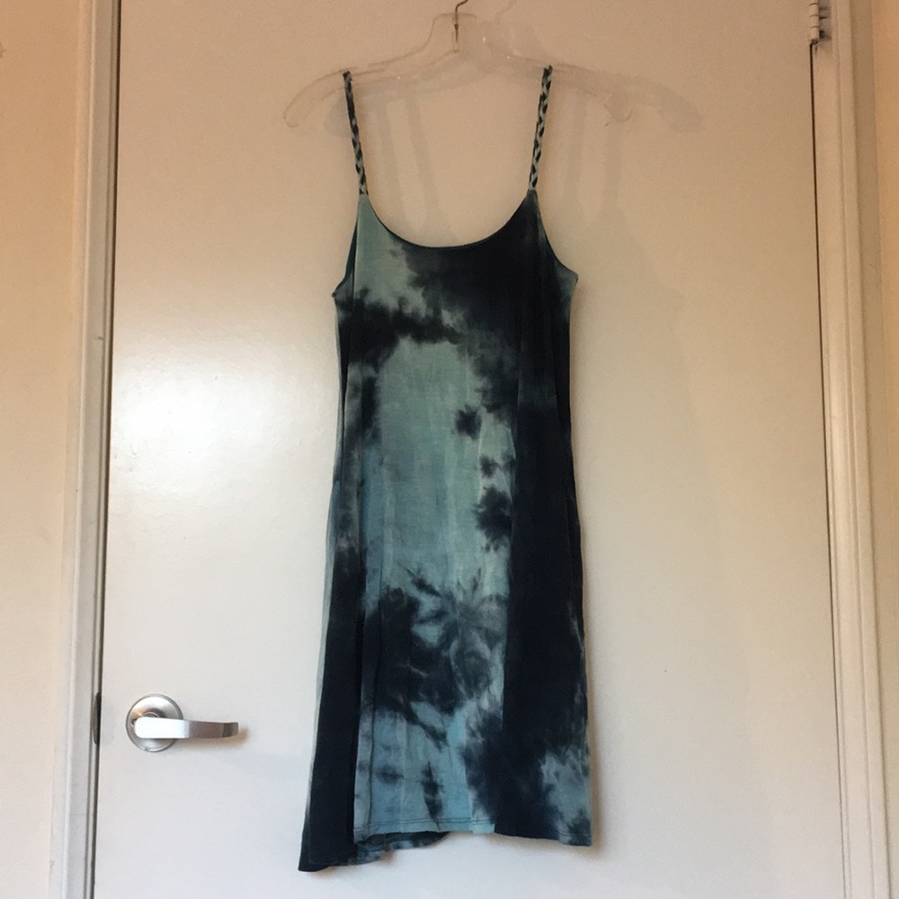 Tie dye midi dress